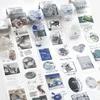 Yoofun 5x200cm Vintage Collage PET Tape The Poems for Coffee Landscaping Material Creative DIY Journal Masking Tape 1