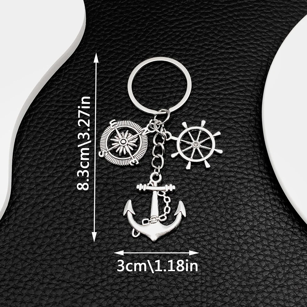 Ocean Animal Seashell Keychain For Beach Outdoor Sports