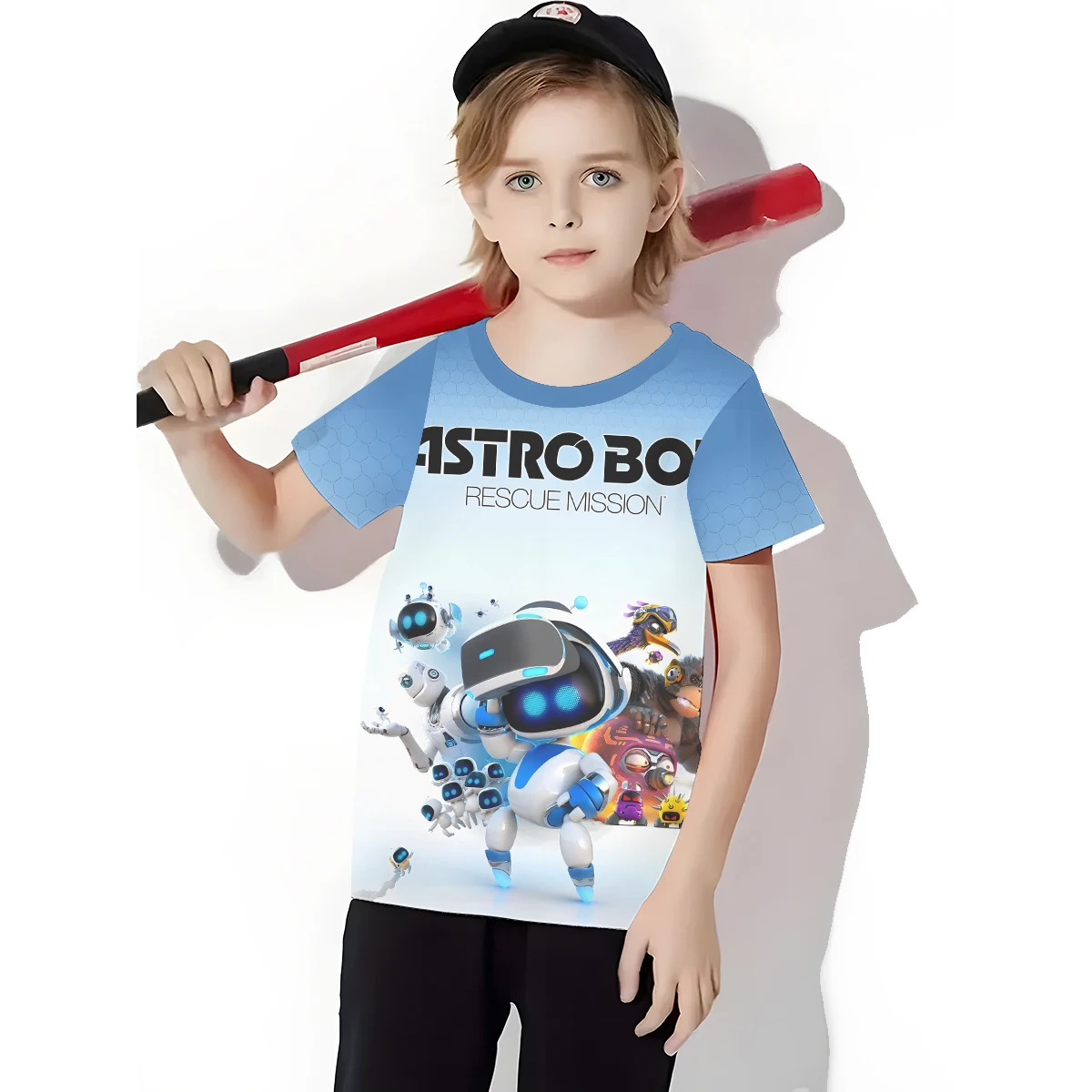 Game Astros Bots 3D Print Baby Clothing 5 to 14 Years Male Outdoor Clothes for Children Boy Girl Child T-Shirt Top Shirts 3
