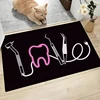 Dentist Tooth Doormat Non-slip Machine Washed Rug Graphic Printed Flannel Doormats for Kitchen Entrance Rugs Home Decor Carpet 3