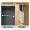 Elastic Cord Automatic Pet Door Opener Easy Installation Without Drilling Pet Automatic Door Punch-Free Automatically Closes 4