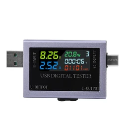 Advanced USB Type - C Voltage and Current Tester with IPS LCD Display (USB  TypeC)