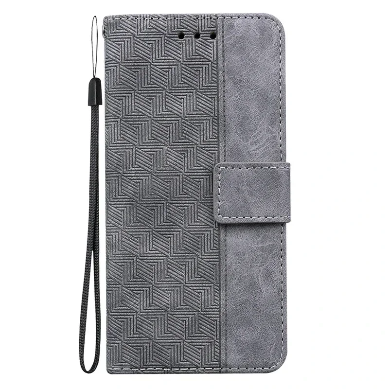 Solid Color Leather Flip Wallet Phone Case