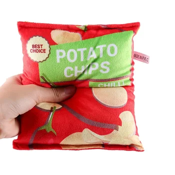 Chip Bag Plush Dog Toy 2