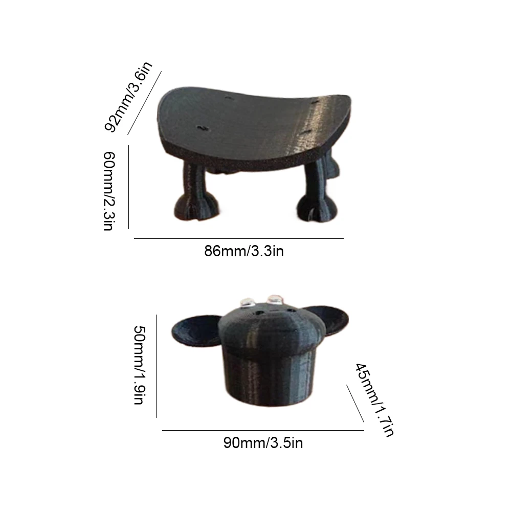 Toilet Roll Holder Black Sheep Toilet Roll Holder Resin Cute Sheep Tissue Storage Rack for Home Bathroom Vanity Night Stands
