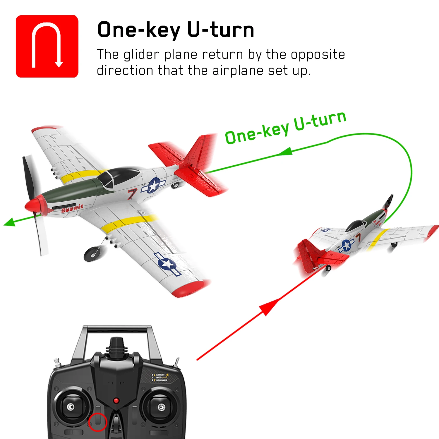 P51D RC飛行機ラジコンマスタング航空機 XPilot 安定化システム付き P51D RC飛行機ラジコンマスタング航空機 XPilot 安定化システム