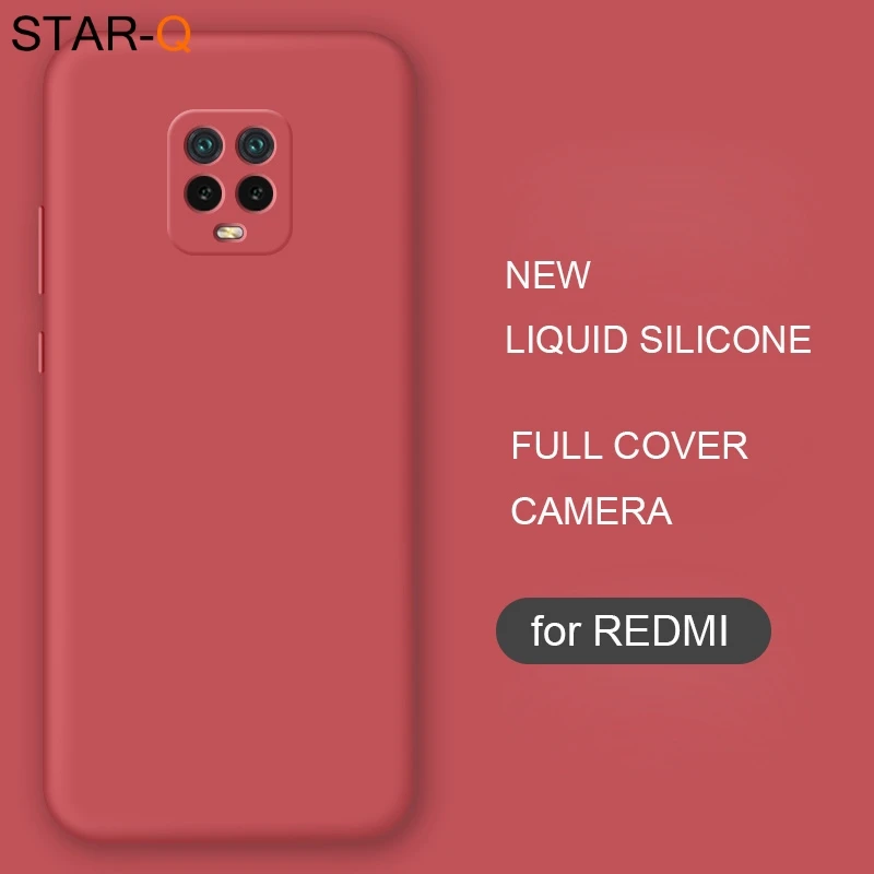 full cover liquid silicone phone case for xiaomi redmi note 9S pro s max  9T original soft back cover on redmi note9 pro AliExpress 202192403
