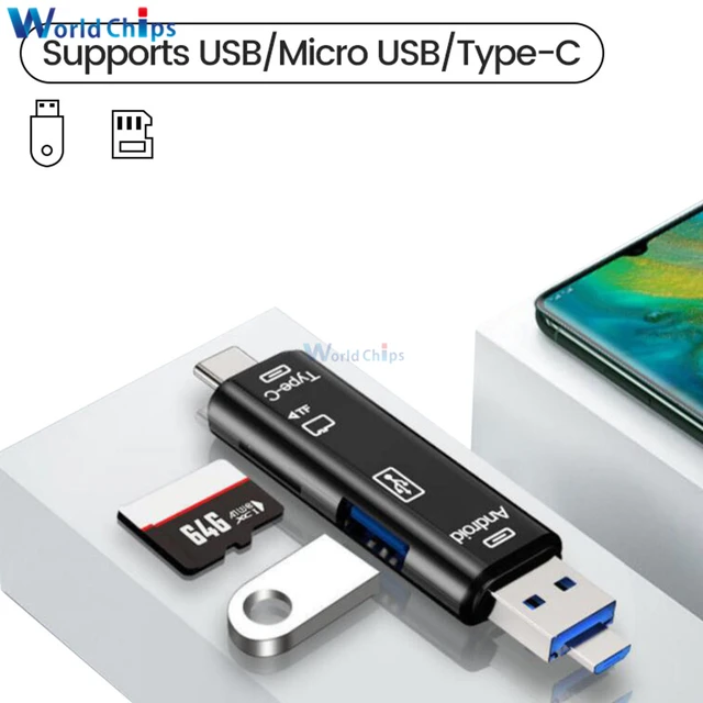 Acheter Lecteur de carte à puce USB 3.0 2.0 TF Micro SD, banque d