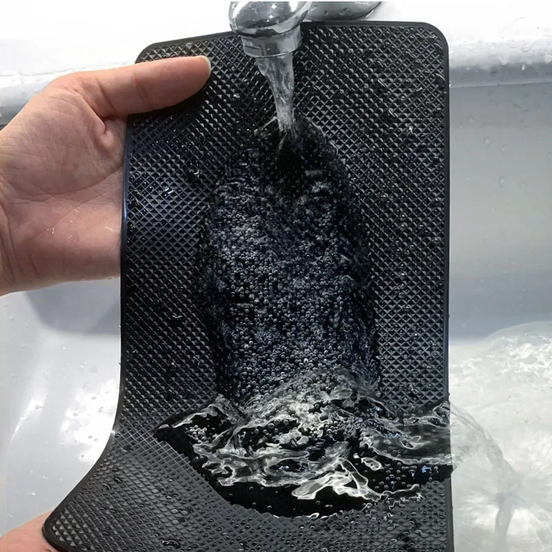 Car Dashboard Sticky Anti-Slip PVC Mat Auto Non-Slip Sticky Gel Pad Car Styling Interior for Phone Sunglasses Holder