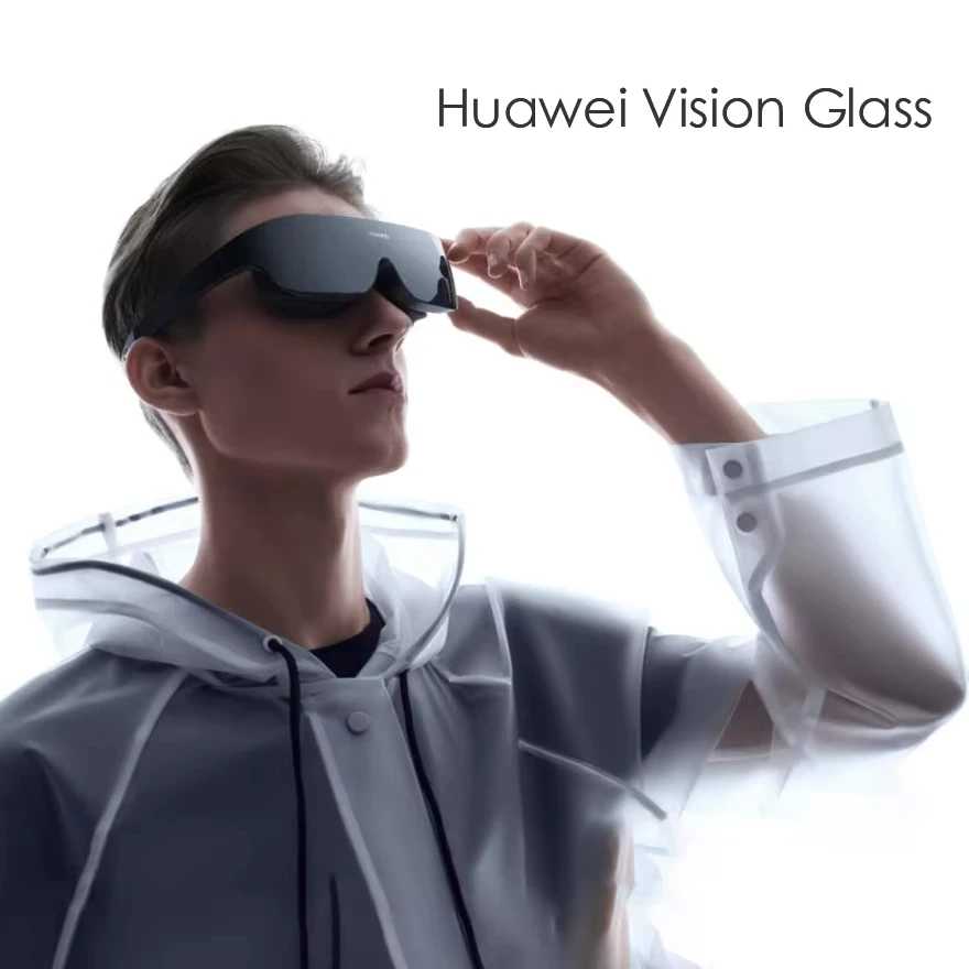 New HuaWei Vision AR Glasses Hua wei Glasses 0-500 Adjustable Portable 120" Smart HD Screen Viewing Movie Entertainment Games