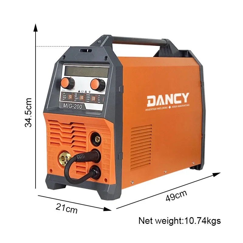Double Pulse MIG 220V 6 in 1 multifunction mig mag dual pulse for aluminum and stainless steel welding
