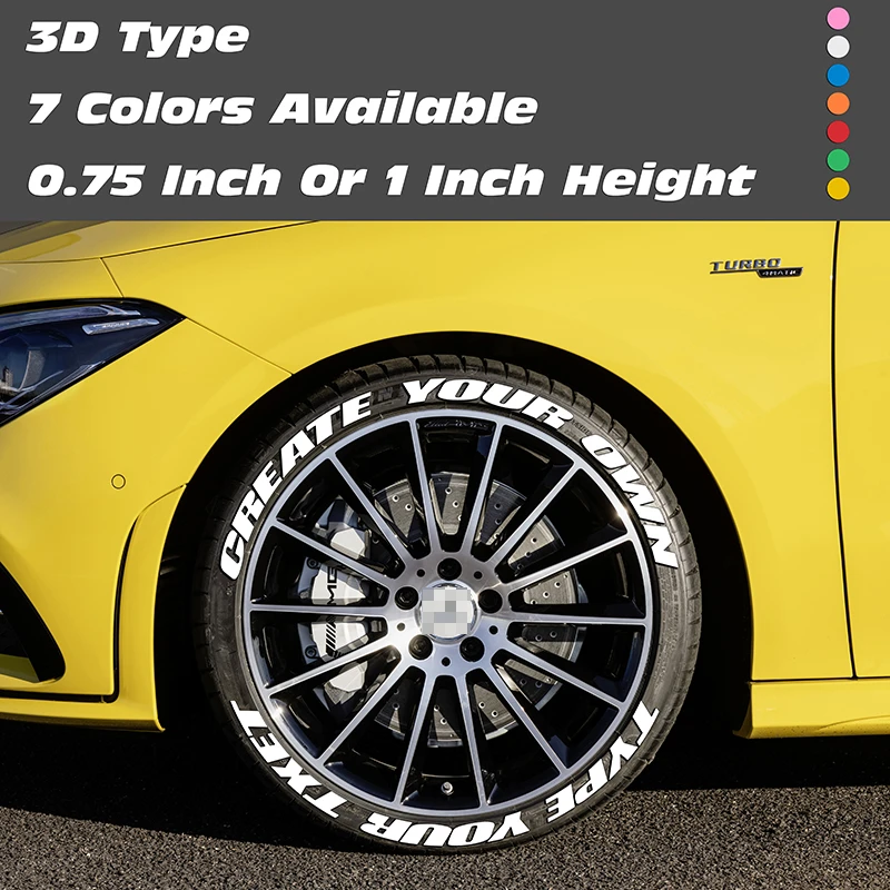 custom car stickers FALKEN Car Sticker Custom Text 3D PVC Tyre Letter Number Stripe Stickers Universal Tuning Auto Wheel Decals Lettering Words best bumper stickers