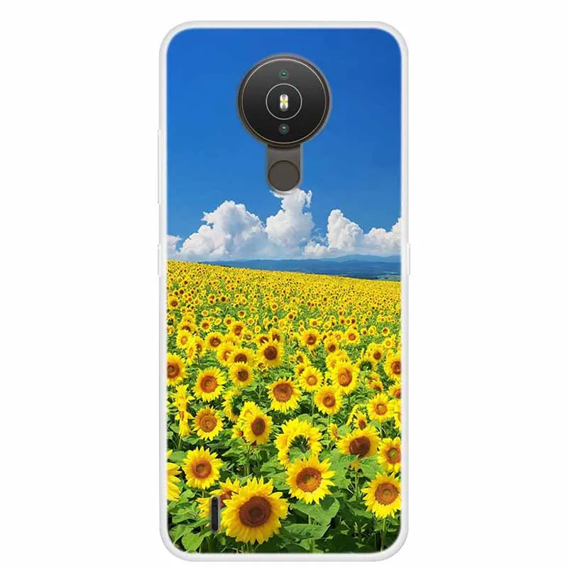 Wildlife Collection Soft TPU Silicone Phone Case - Clear Wolf and Lion Design