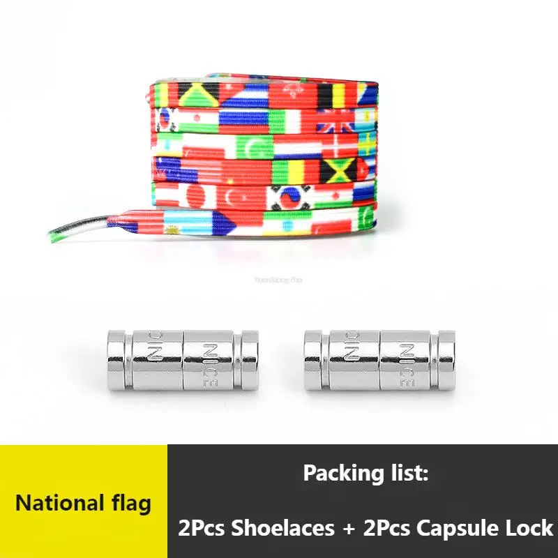 Colorful No-Tie Elastic Shoelaces for Easy Slip-On Sneakers