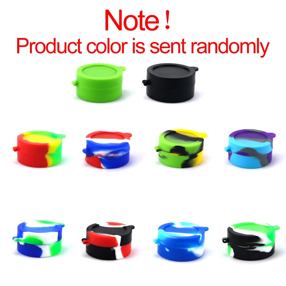 20Pcs Silicone Jar Bottle Nonstick Container Face Cream Jars Oil Storage Box Makeup Case Cosmetic Home Accessories Sorted Bottle