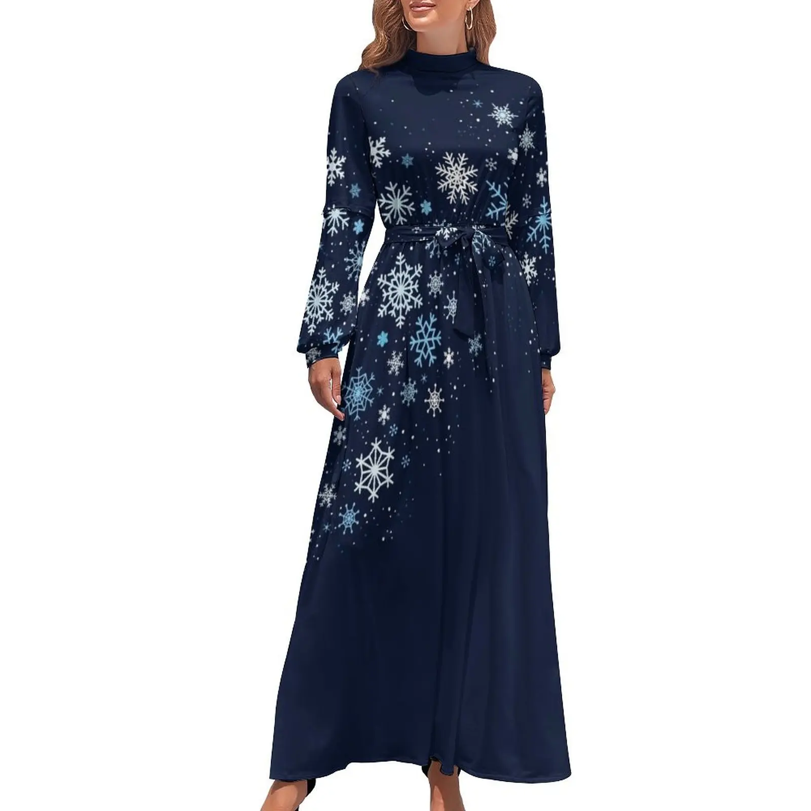 thumbnail image 1 of Vestido largo de brisa de invierno Ropa de mujer Vestidos de baile Vestido de cumpleaños, 1 of 5
