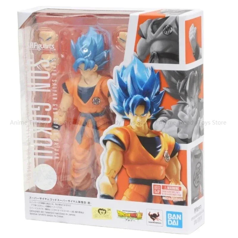 HÀNG CÓ SẴN - Mô Hình Son Goku Blue God Super Saiyan Dragon Ball Super Đồ Chơi Chính Hãng BANDAI