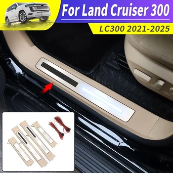 Toyota Land Cruiser 300 LC300 2021–2025 LED Illuminated Door Sill Trim – Welcome Pedal