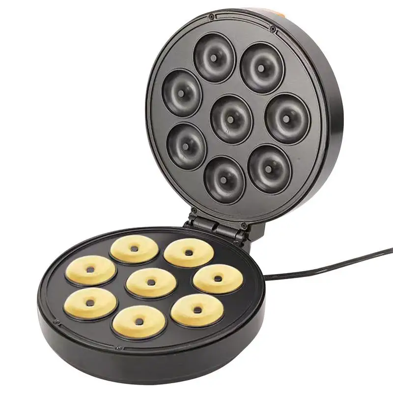 

Mini Donut Maker Non-Stick 8-hole Electric Doughnut Maker 1400W Donut Maker For Mini Doughnuts Brownies Cakes Muffins Parties