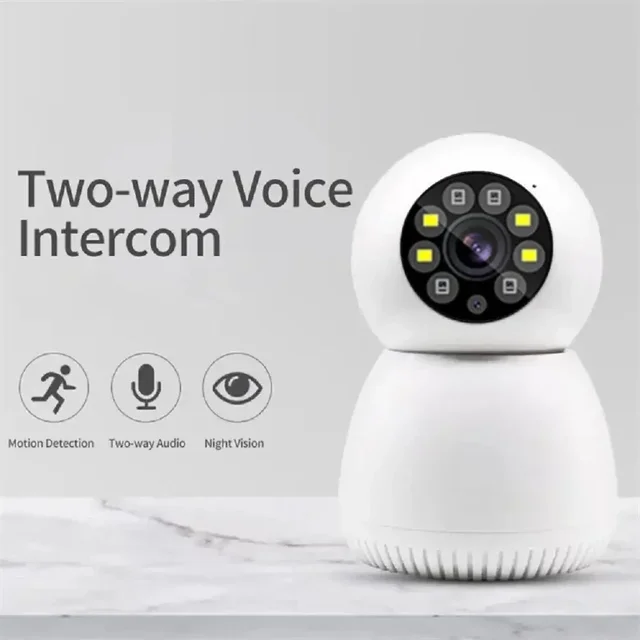 CARPBABA SnowMan WIFI IP Camera Smart Home Surveillance Automatic Tracking Security Protection Indoor Wireless Baby Monitor 2