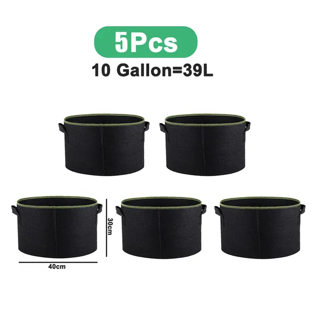 5x 10gallon(40x30cm)