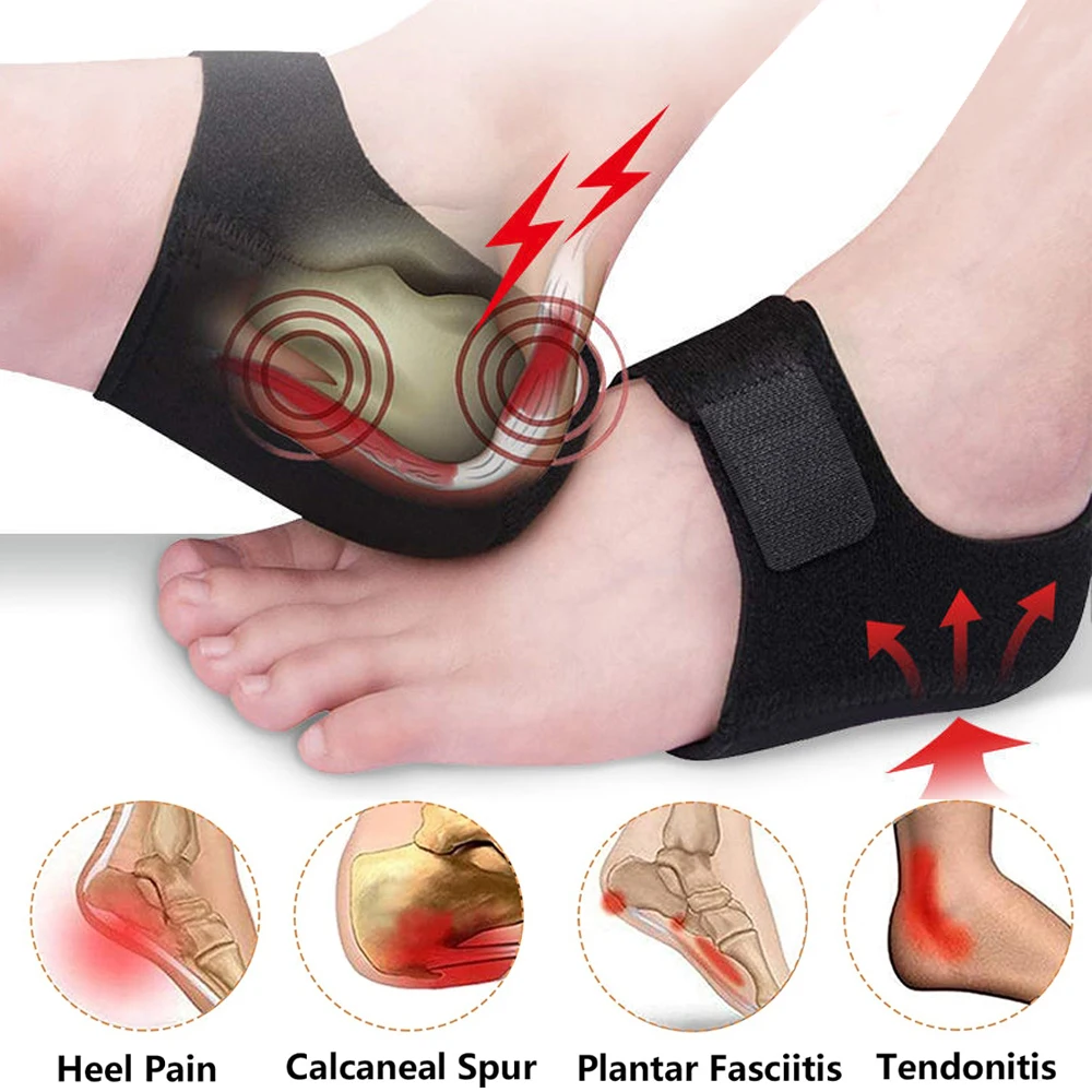 Plantar Fasciitis Heel Socks Anti-Crack Elastic Cloth For Achilles Tendonitis Calluses Spurs Cracked Feet Pain Relief Heel Pads heel socks
