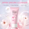 Laikou Sakura Facial Cleanser Deep Cleansing Pores Oil Control Moisturizing Brightening Face Wash Gentle For All Skin Types 50g