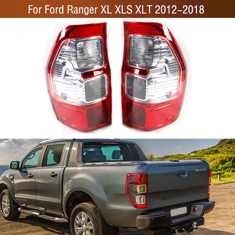 

For Ford Ranger XL XLS XLT 2012-2018 Car Rear Bumper Tail Lamp Brake Stop Reverse Light Taillight Taillamp No Bulb