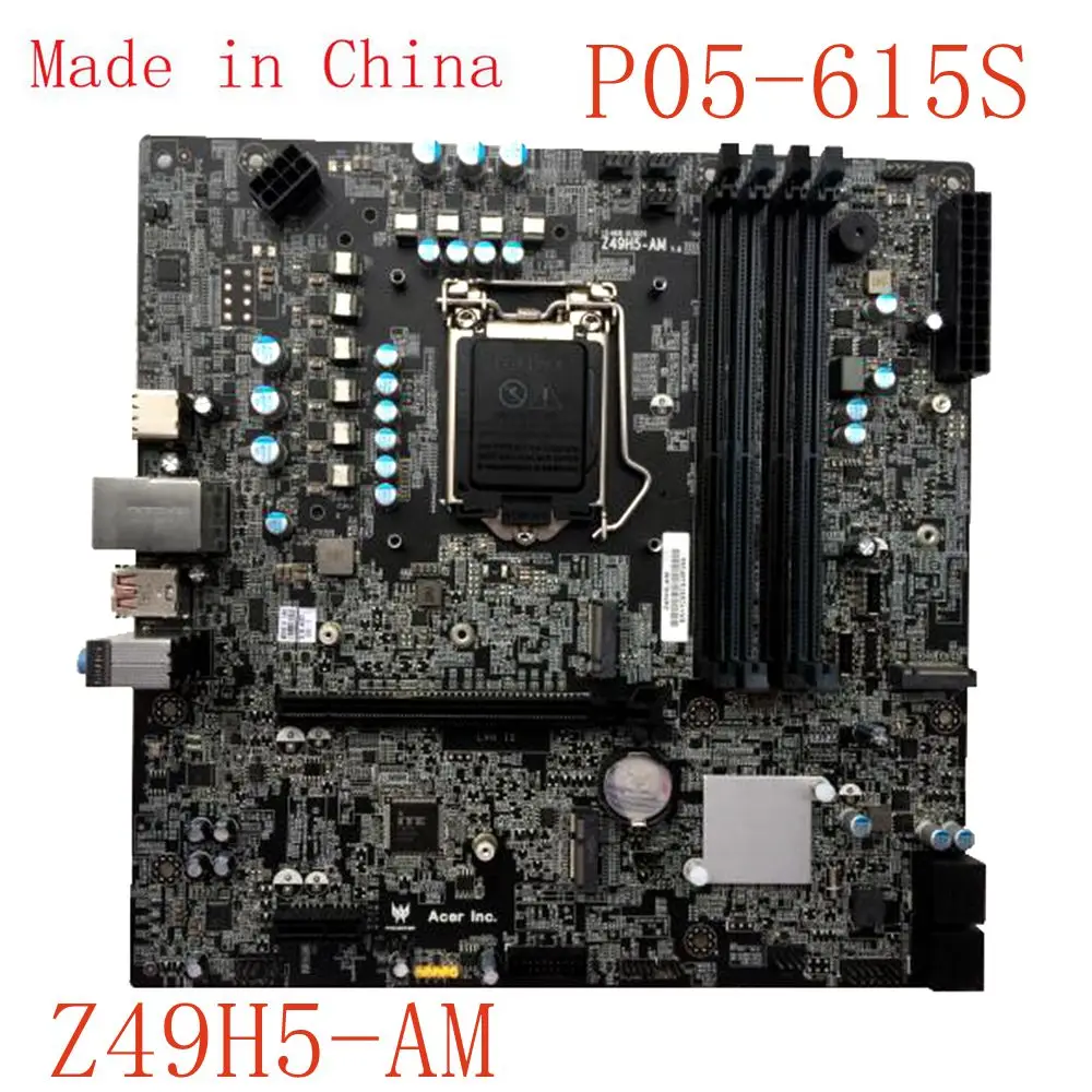 Per Acer Predator Z49H5-Am Predator P05-615S Lga1200 Z490 Chip Scheda Madre 100% Test Ok Invia