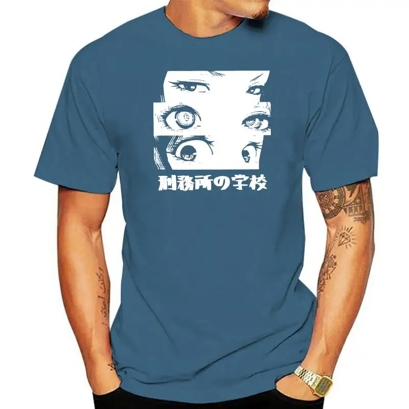 

Men's T Shirts Prison School T-shirt Sad Japanese Anime Manga Kawaii Vintage Short Sleeve Tee Shirt Clothes Cotton Streetwear