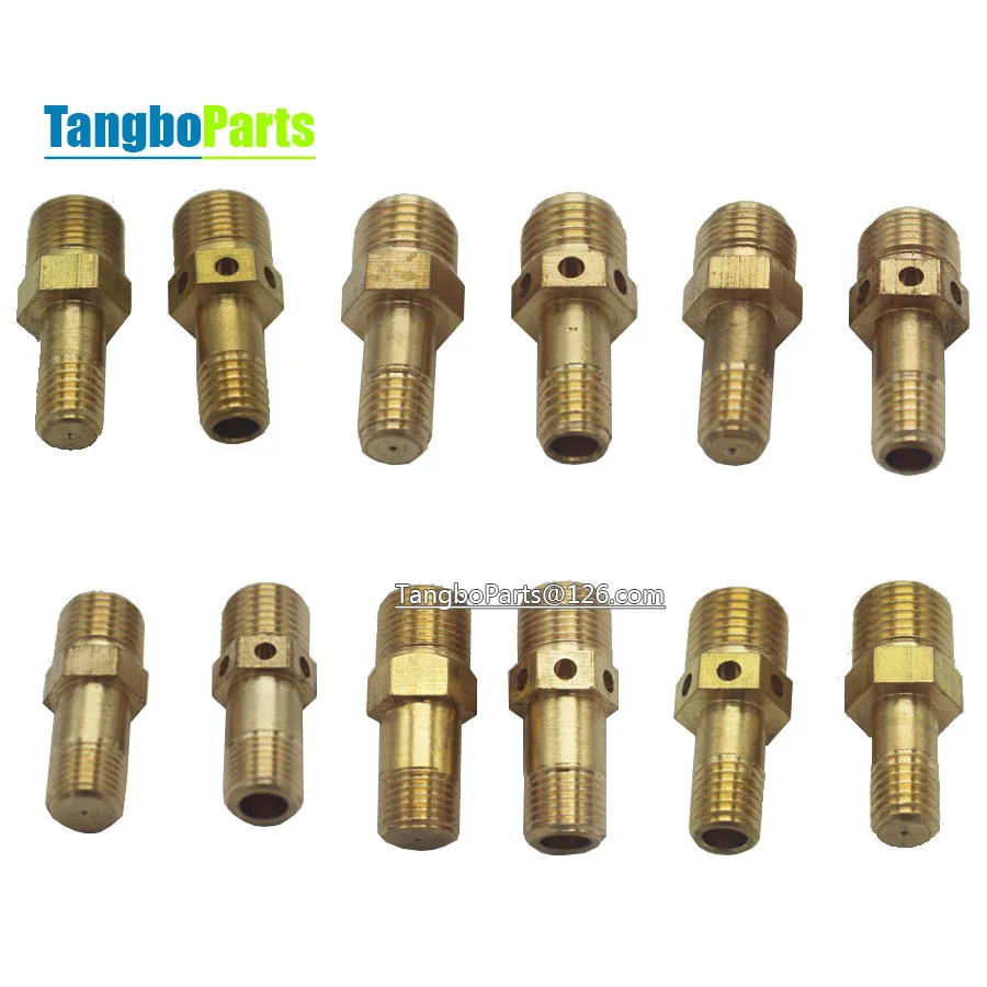 Various Integrated Cooker Nozzle LPG NG Air Source Change Copper Nozzle