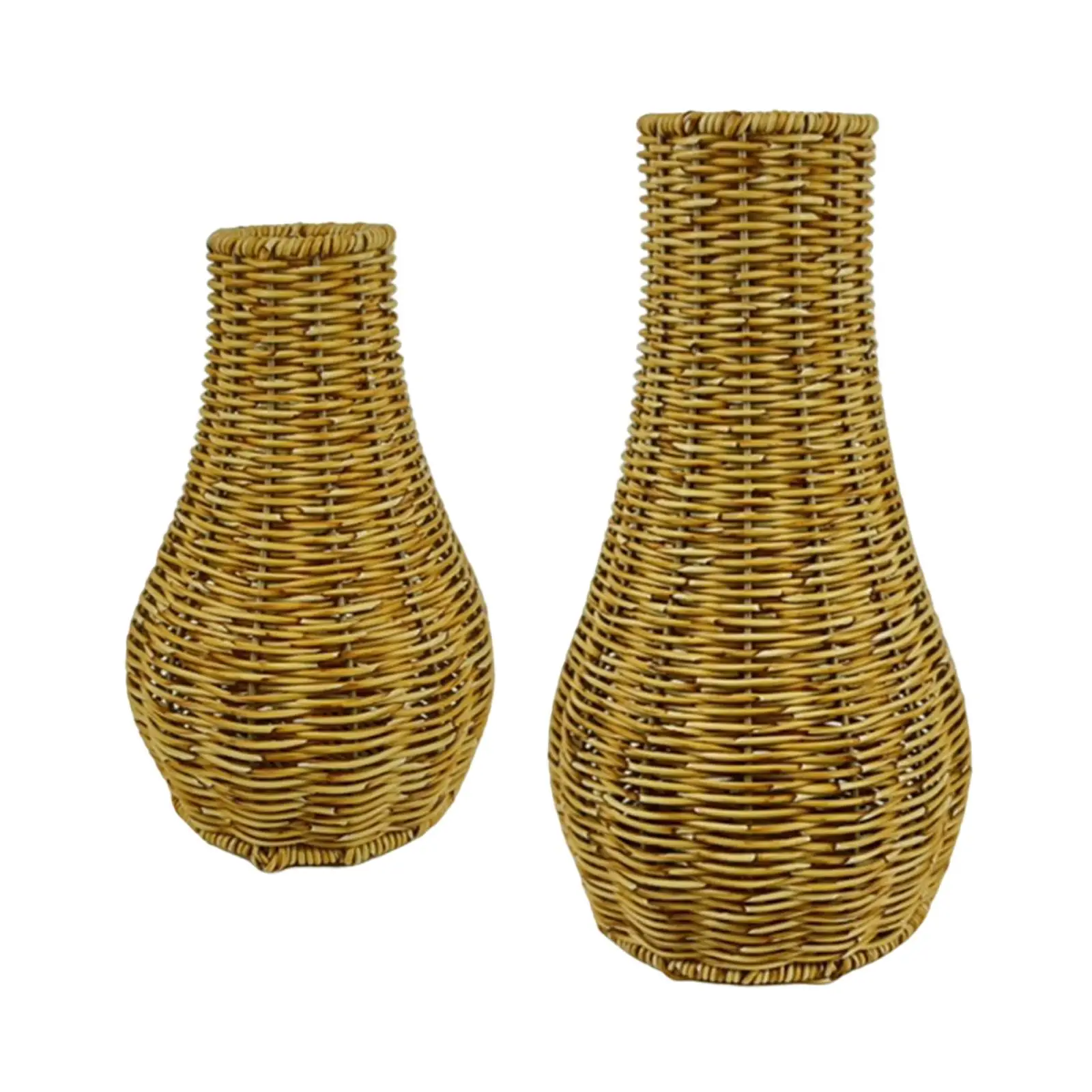 Handcrafted Rattan Vase - Exquisite Woven Art for Flower Arrangements