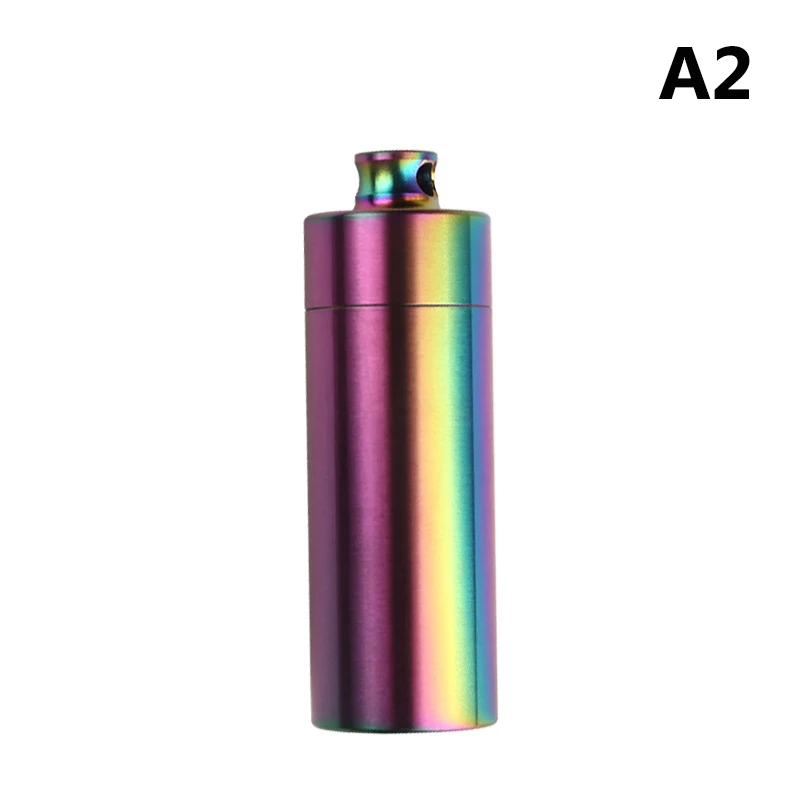 Boîte à Pilules étanche En Acier Inoxydable, Mini Capsule