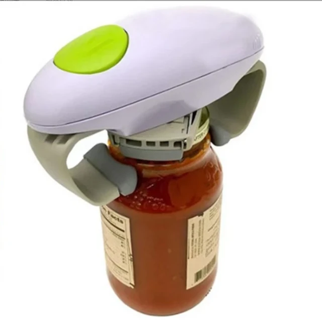 Automatic Electric Can Opener Beer Bottle Opener Handheld Safe