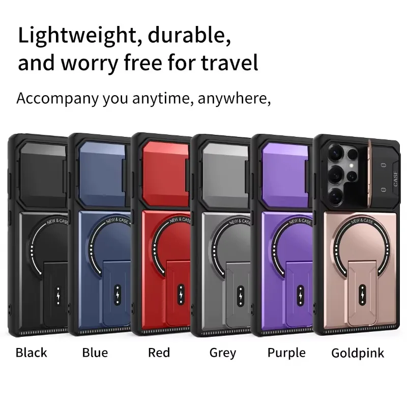 Magnetic Phone Case with Stand and Enhanced Protection