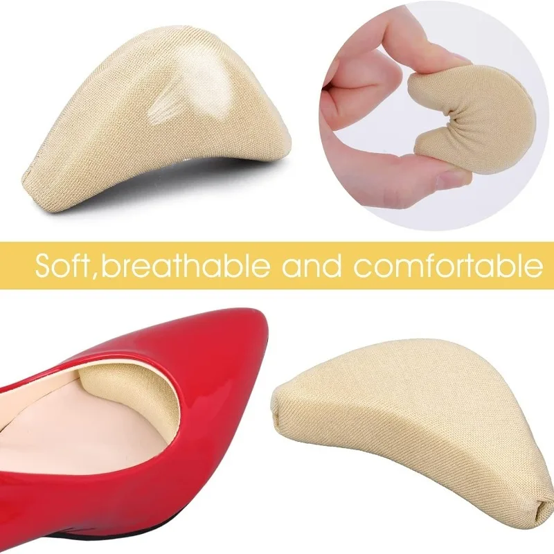 Soft Sponge Forefoot Insert Pads Women High Heel Pain Relief Shoe Palm Cushion Toe Front Filler Pad Adjustable Insoles 2/20pcs