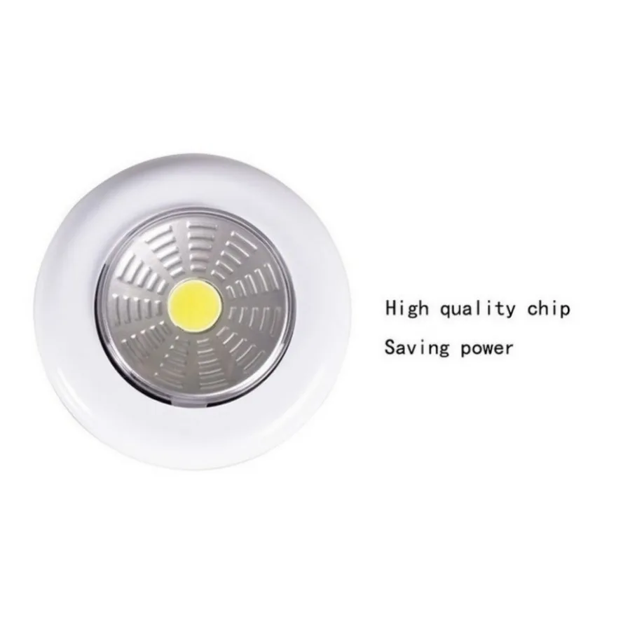 HHLZYH COB LED Night Light Under Cabinet Light With Adhesive Sticker Wireless Wall Lamp Wardrobe Cupboard Closet Bedroom Kitchen