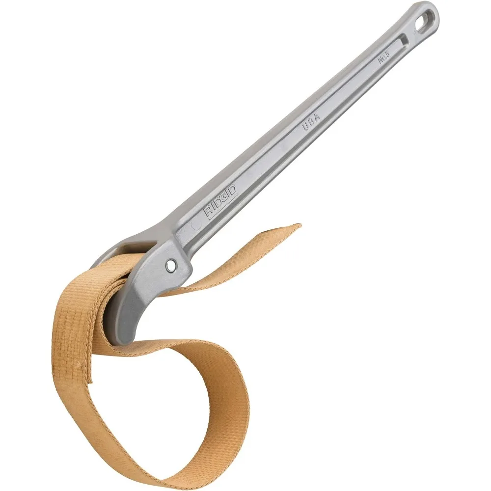 

31360 Model 5 Strap Wrench, 5-inch Capacity Adjustable Strap Wrench,Brown