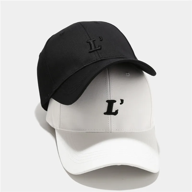 

Four Seasons Cotton Letter L Embroidery Casquette Baseball Cap Adjustable Snapback Hats for Men and Women 07