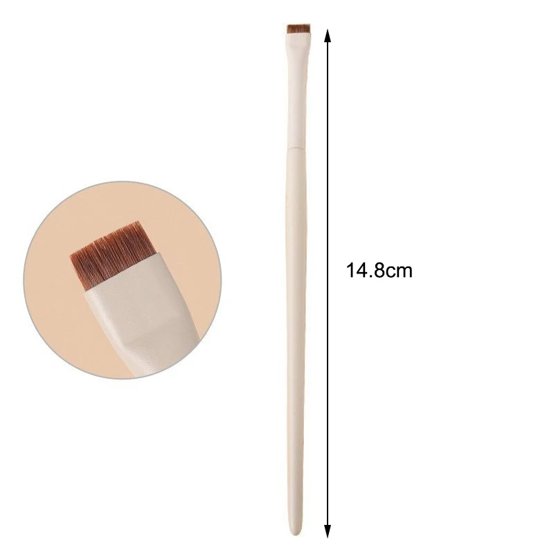 Pennello per eyeliner a lama ultra sottile, pennello piatto ad angolo fine per sopracciglia, pennelli per eyeliner a falce, pennello di precisione per dettagli, strumenti per il trucco_voghion.com