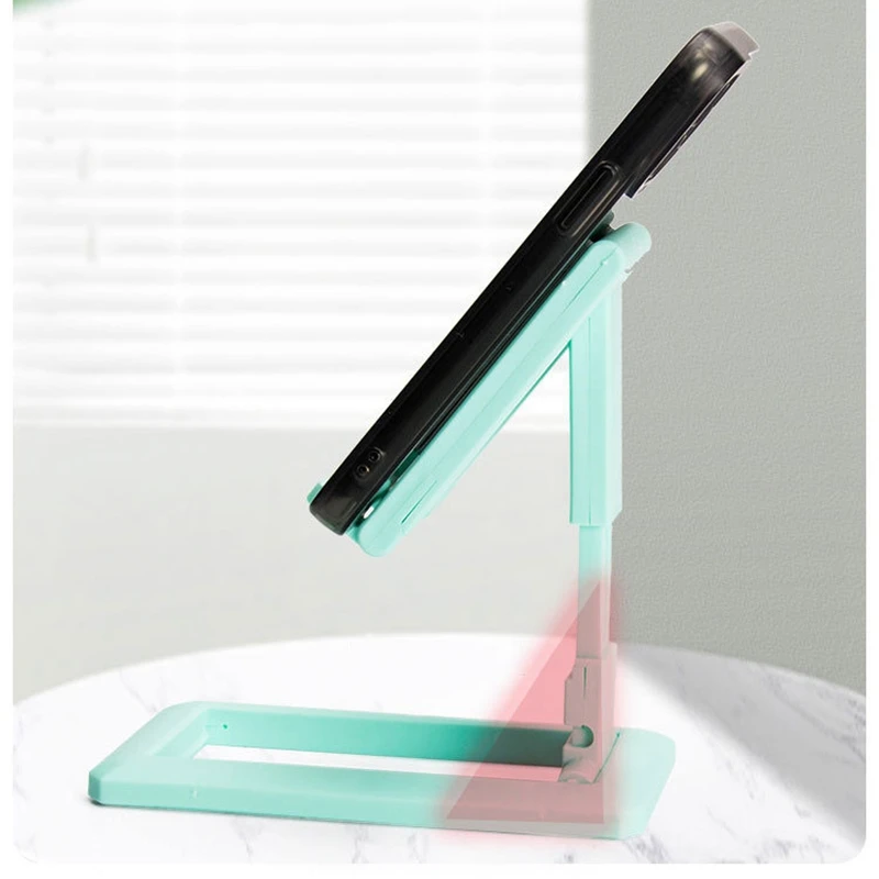 10pcs Desktop Table Display Folding Phone Holder Adjustable Portable Phone Tablet Stand Holder Foldable Lazy Bracket