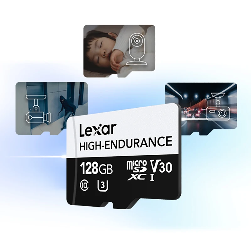 Lexar-TF ī 128GB   32GB 64GB ޸ ī, SDHC SDXC V10 V30 Ŭ 10 ũ SD ī 4K  ķ/ī޶