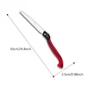 Woodworking Folding Saw, Small Handheld Saw SK9 Steel One-button Folding Design，Sharp Cutting Wood,Camping Steel Garden 2