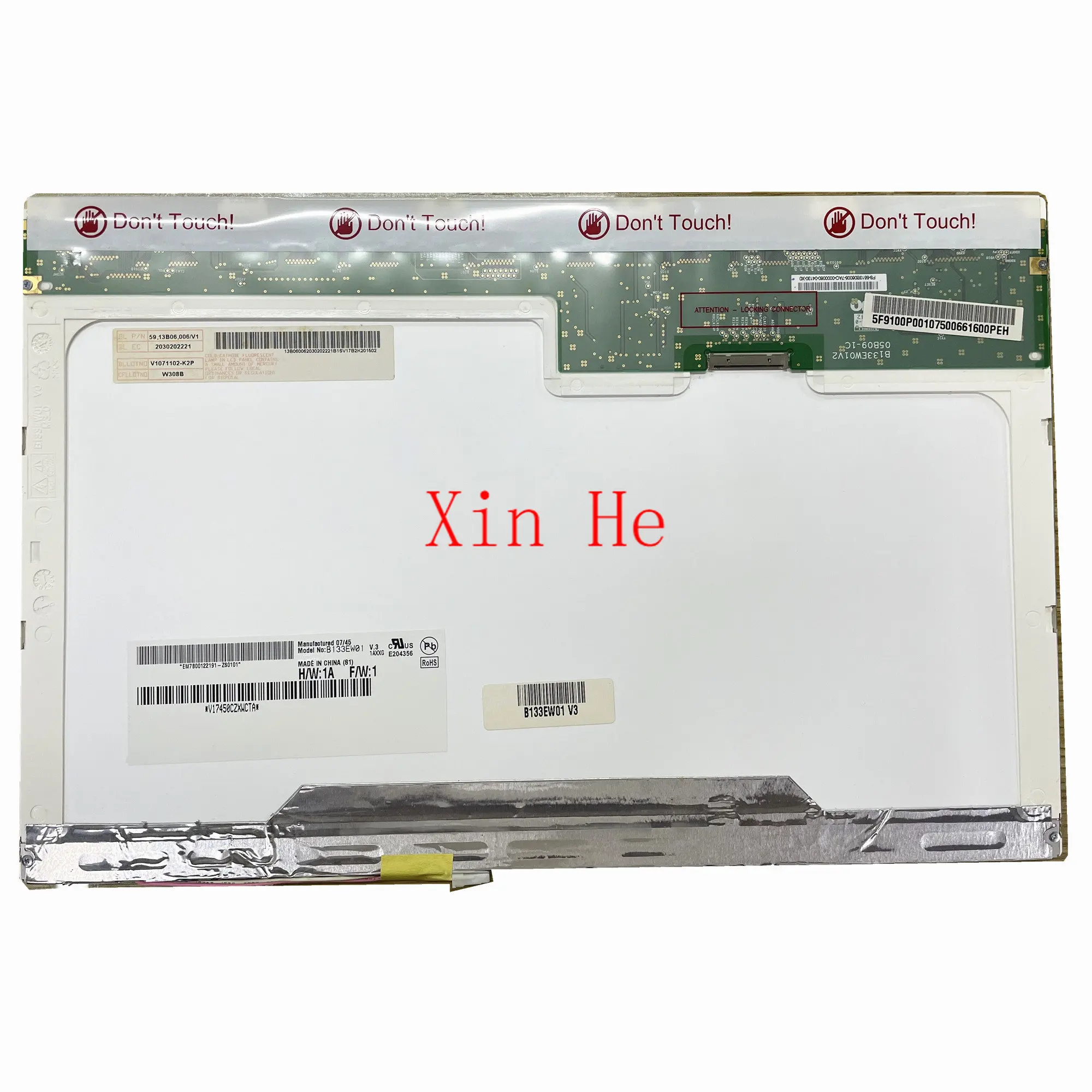 

13.3'' B133EW01 V.3 LP133WX1-TLA1 LTN133W1-L01 LTN133AT07 Laptop LCD Screen Panel Matrix