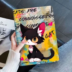 Cartoon Oil Painting Cat Tablet Case in 8.8 Inch Size for LegionY700 Gen5 2026 (Huangdi heimao)