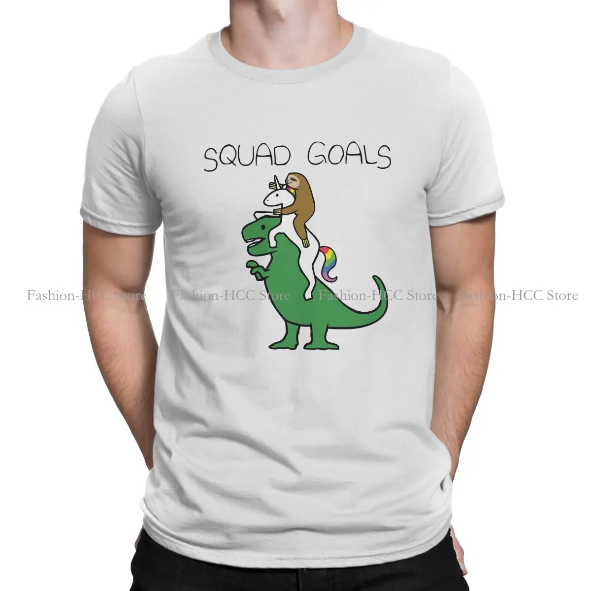 

Riding TShirt for Men Squad Goals Relaxed Fit Soft Casual Sweatshirts Polyester T Shirt Novelty New Design Loose