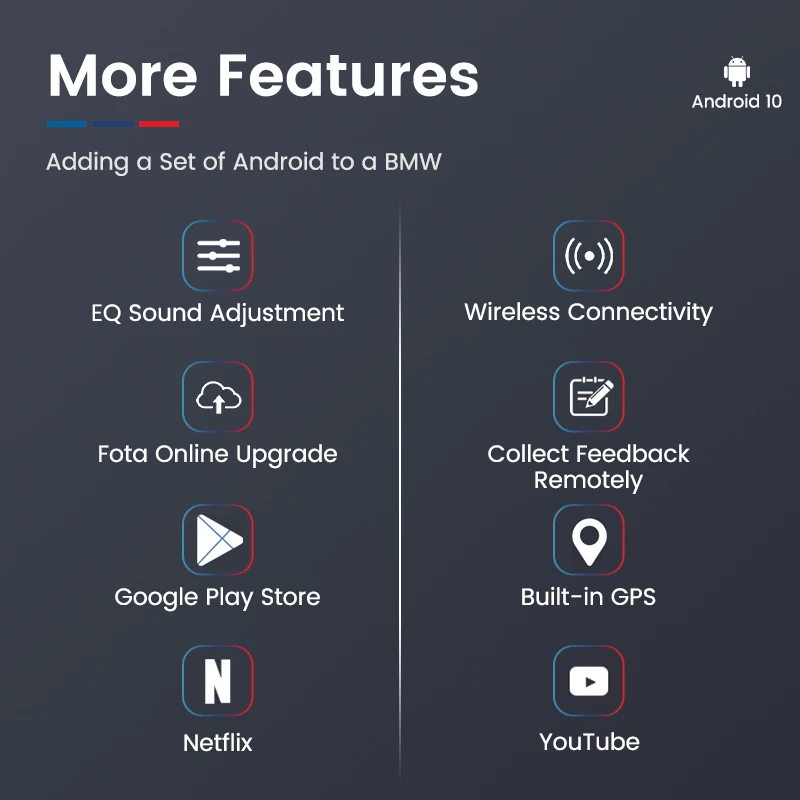 BMW F45 F46 F87 8 ھ ο AI ڽ ȵ̵ 10 ׷̵ ī÷ 4+64G, 4G  WiFi  GPS  ÷  