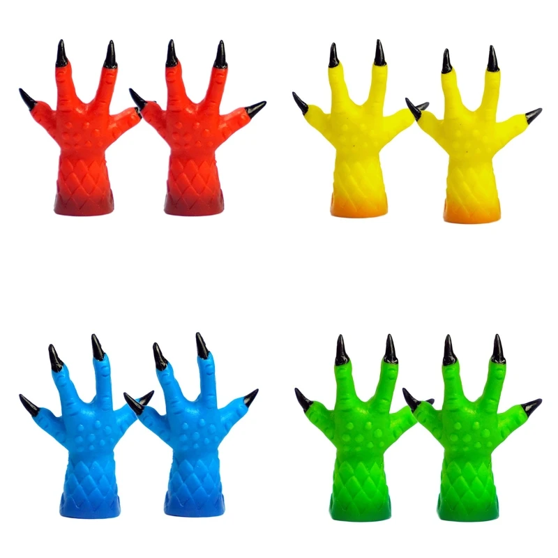 

Cartoon Finger Toy Hand Puppet Family Activity Role Play Pretend Drama Props 85DE