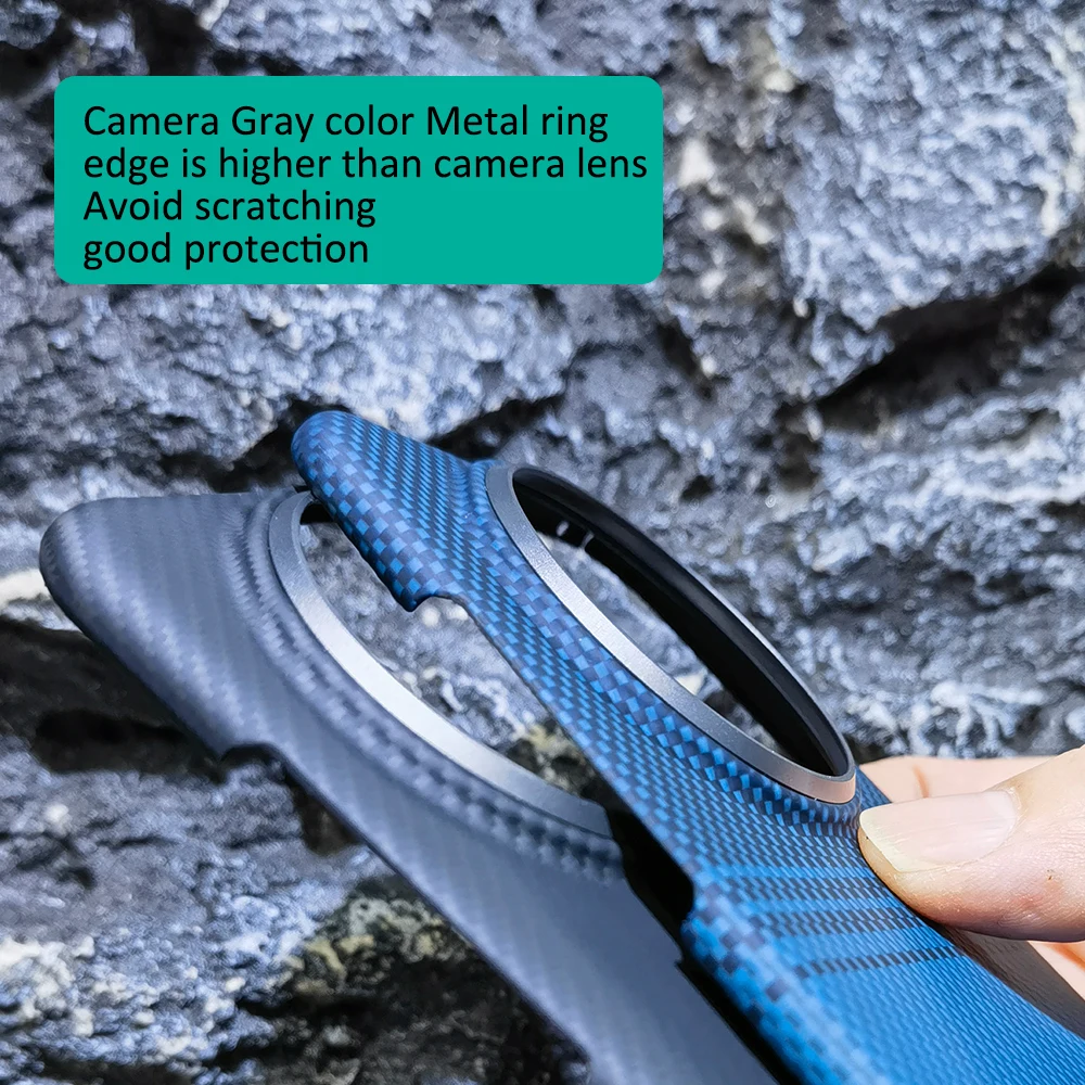 Magsafe Magnetic Carbon Fiber Aramid Case - Premium Fabric Design
