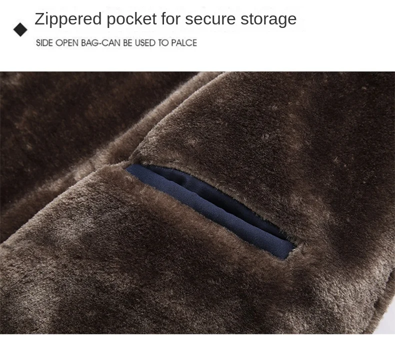 Brand Winter Parka Men's Business Thickened fleece-lined Warm Windproof Jacket Fashion Clothing Men's Casual Cold-proof Coat